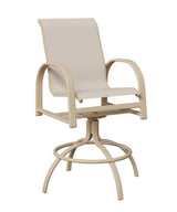 Berlin Gardens Murphy Padded Sling Swivel Bar Chair