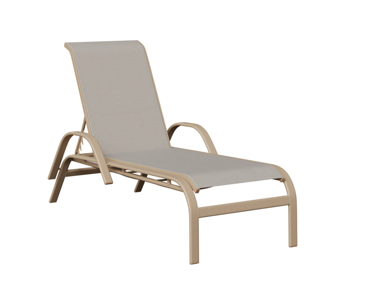 Berlin Gardens Murphy Regular Sling Chaise Lounge with Arms