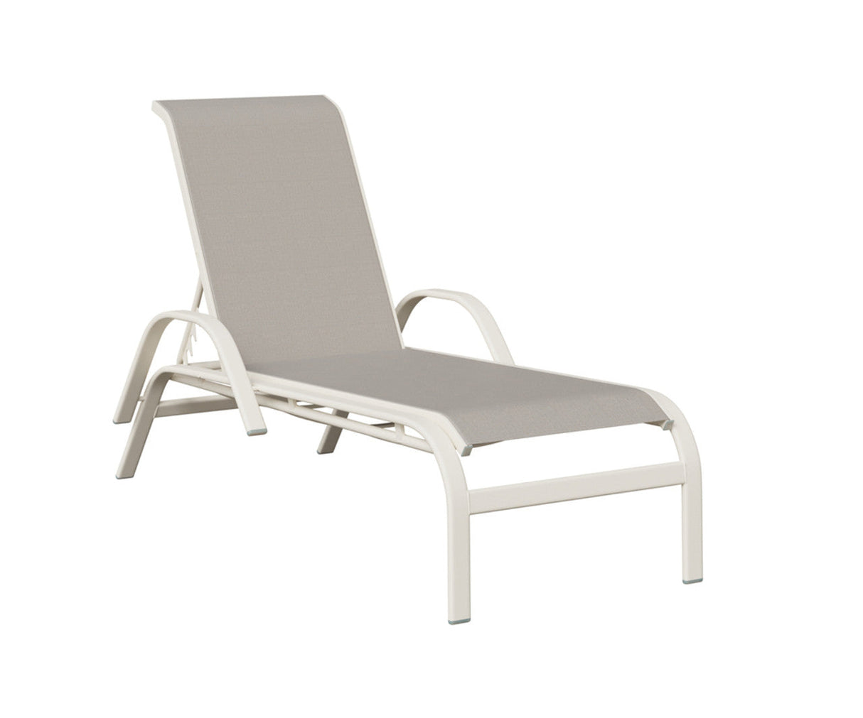 Berlin Gardens Murphy Regular Sling Chaise Lounge with Arms