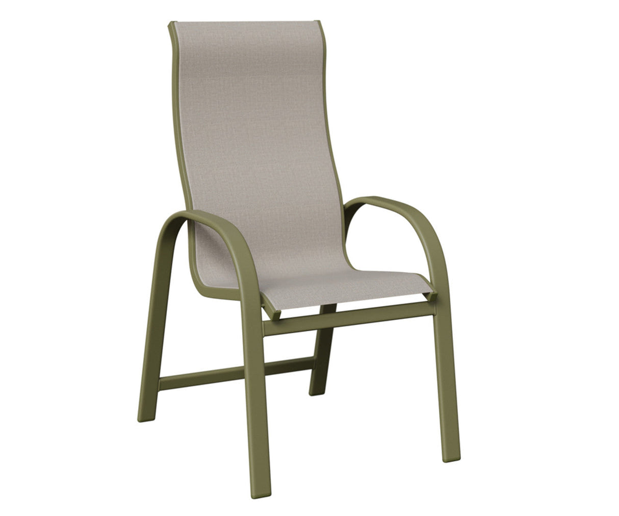 Berlin Gardens Murphy High Back Padded Sling Dining Chair