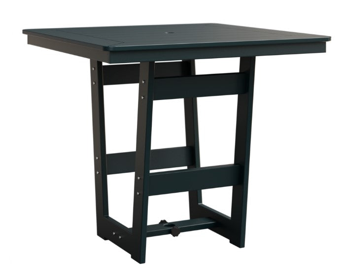 Berlin Gardens Hudson Counter Height 40" x 40" Square Table with Hammered Top