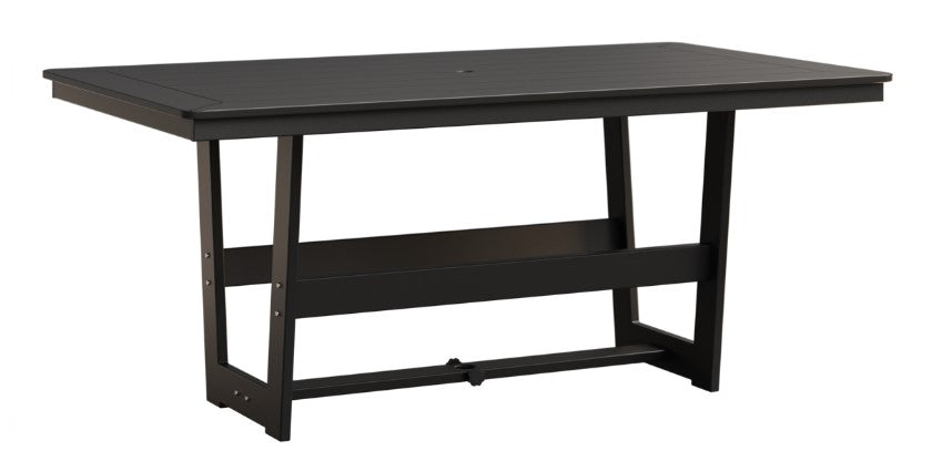 Berlin Gardens Hudson Dining Height 40" x 70" Rectangle Table with Standard Top