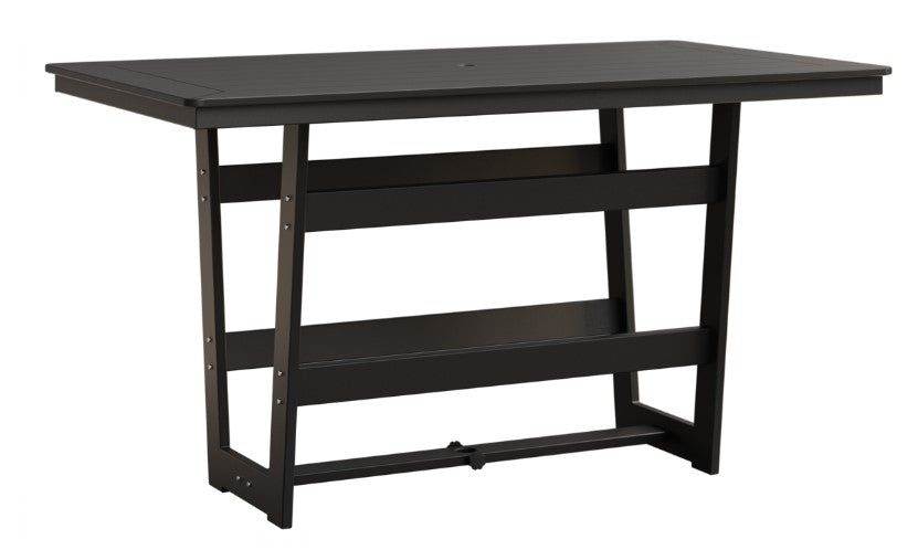 Berlin Gardens Hudson Bar Height 40" x 70" Rectangle Table with Standard Top