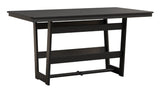Berlin Gardens Hudson Counter Height 40" x 70" Rectangle Table with Hammered Top