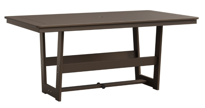 Berlin Gardens Hudson Dining Height 40" x 70" Rectangle Table with Standard Top