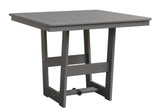 Berlin Gardens Hudson Dining Height 40" x 40" Square Table with Standard Top