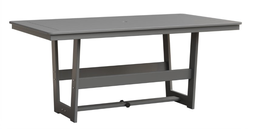 Berlin Gardens Hudson Dining Height 40" x 70" Rectangle Table with Standard Top