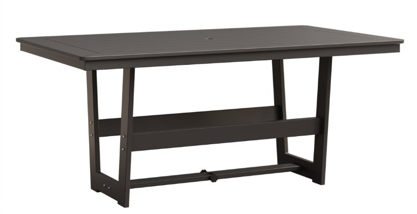 Berlin Gardens Hudson Dining Height 40" x 70" Rectangle Table with Standard Top