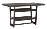 Berlin Gardens Hudson Bar Height 40" x 70" Rectangle Table with Hammered Top