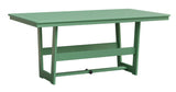 Berlin Gardens Hudson Dining Height 40" x 70" Rectangle Table with Standard Top