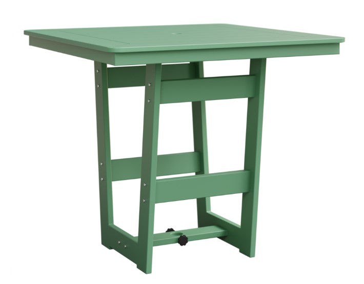 Berlin Gardens Hudson Counter Height 40" x 40" Square Table with Hammered Top