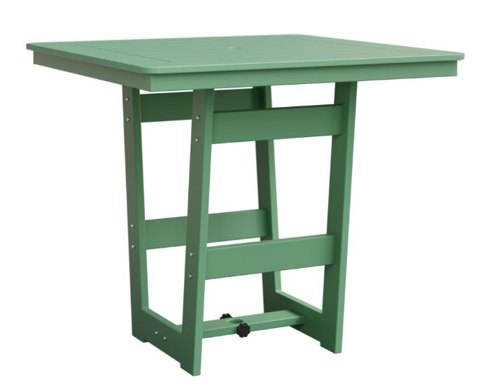 Berlin Gardens Hudson Bar Height 40" x 40" Square Table with Hammered Top