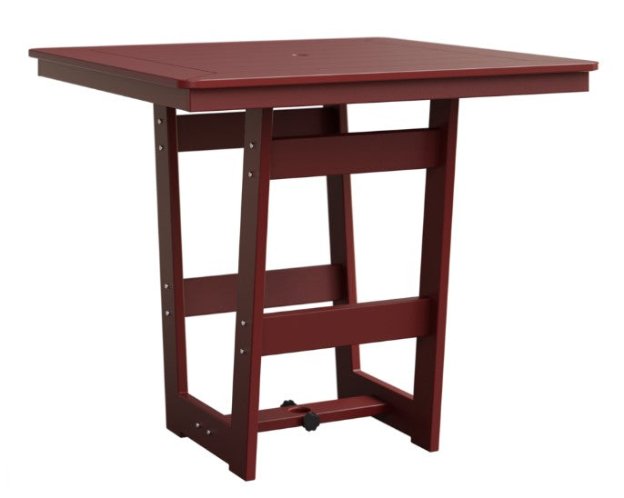 Berlin Gardens Hudson Bar Height 40" x 40" Square Table with Standard Top