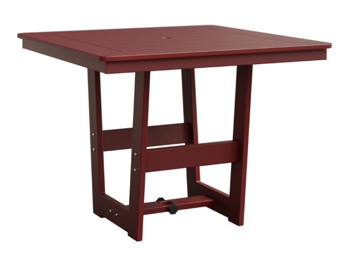 Berlin Gardens Hudson Dining Height 40" x 40" Square Table with Standard Top