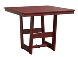 Berlin Gardens Hudson Dining Height 40" x 40" Square Table with Standard Top
