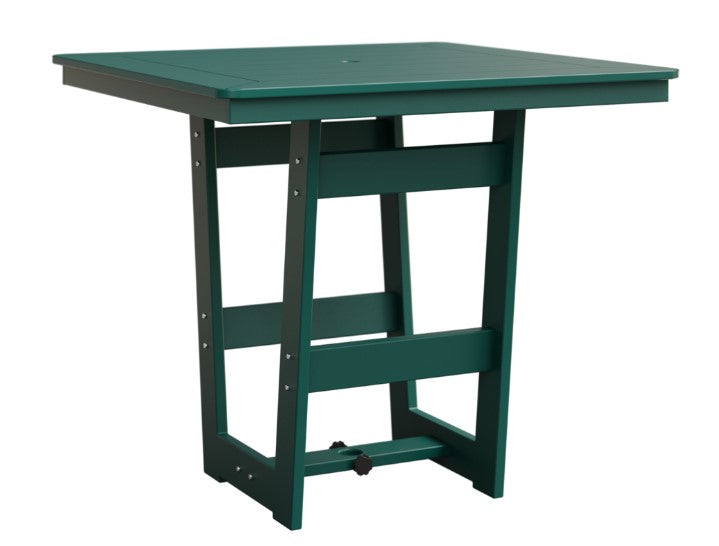 Berlin Gardens Hudson Bar Height 40" x 40" Square Table with Hammered Top