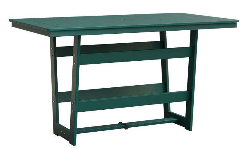 Berlin Gardens Hudson Bar Height 40" x 70" Rectangle Table with Standard Top