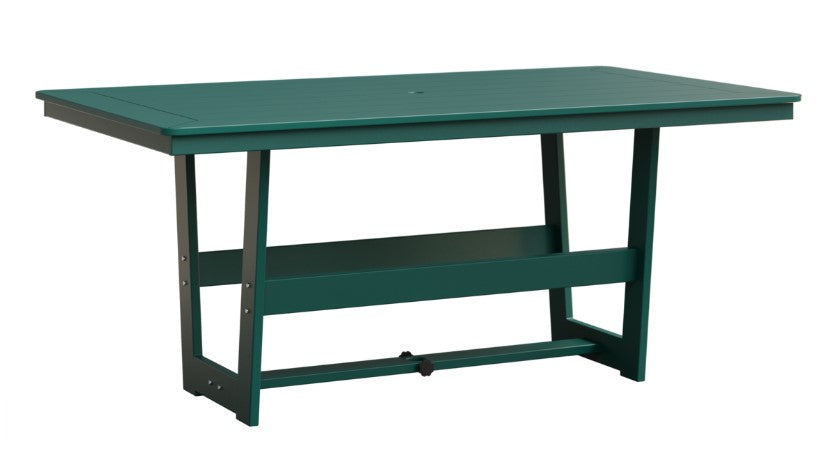 Berlin Gardens Hudson Dining Height 40" x 70" Rectangle Table with Standard Top