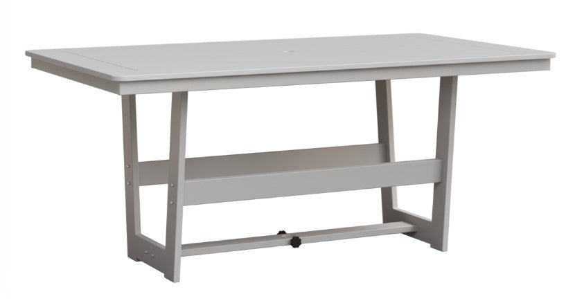Berlin Gardens Hudson Dining Height 40" x 70" Rectangle Table with Standard Top