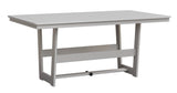 Berlin Gardens Hudson Dining Height 40" x 70" Rectangle Table with Standard Top