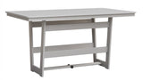 Berlin Gardens Hudson Counter Height 40" x 70" Rectangle Table with Hammered Top