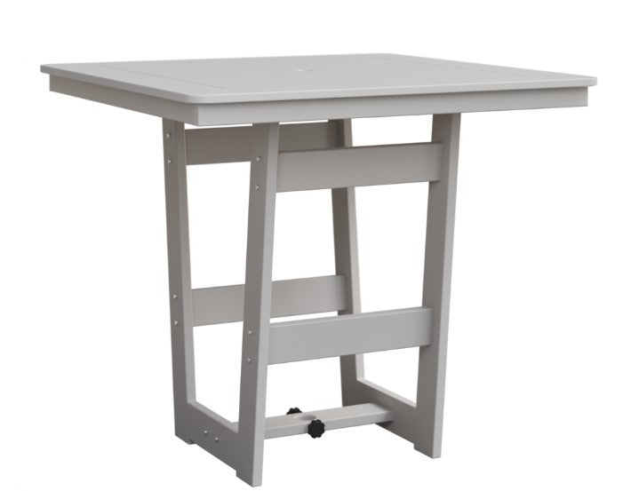 Berlin Gardens Hudson Counter Height 40" x 40" Square Table with Hammered Top