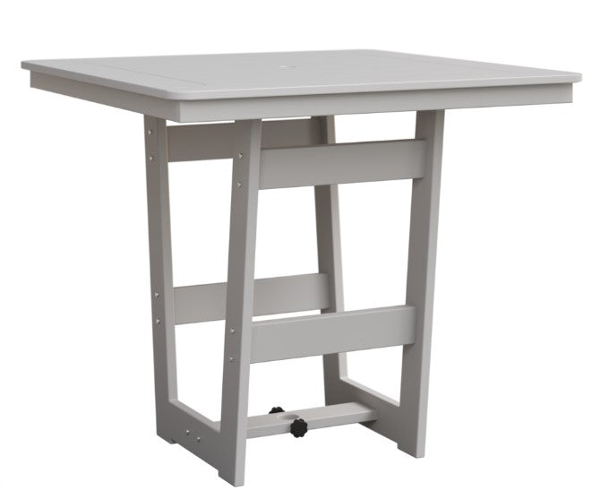Berlin Gardens Hudson Bar Height 40" x 40" Square Table with Hammered Top