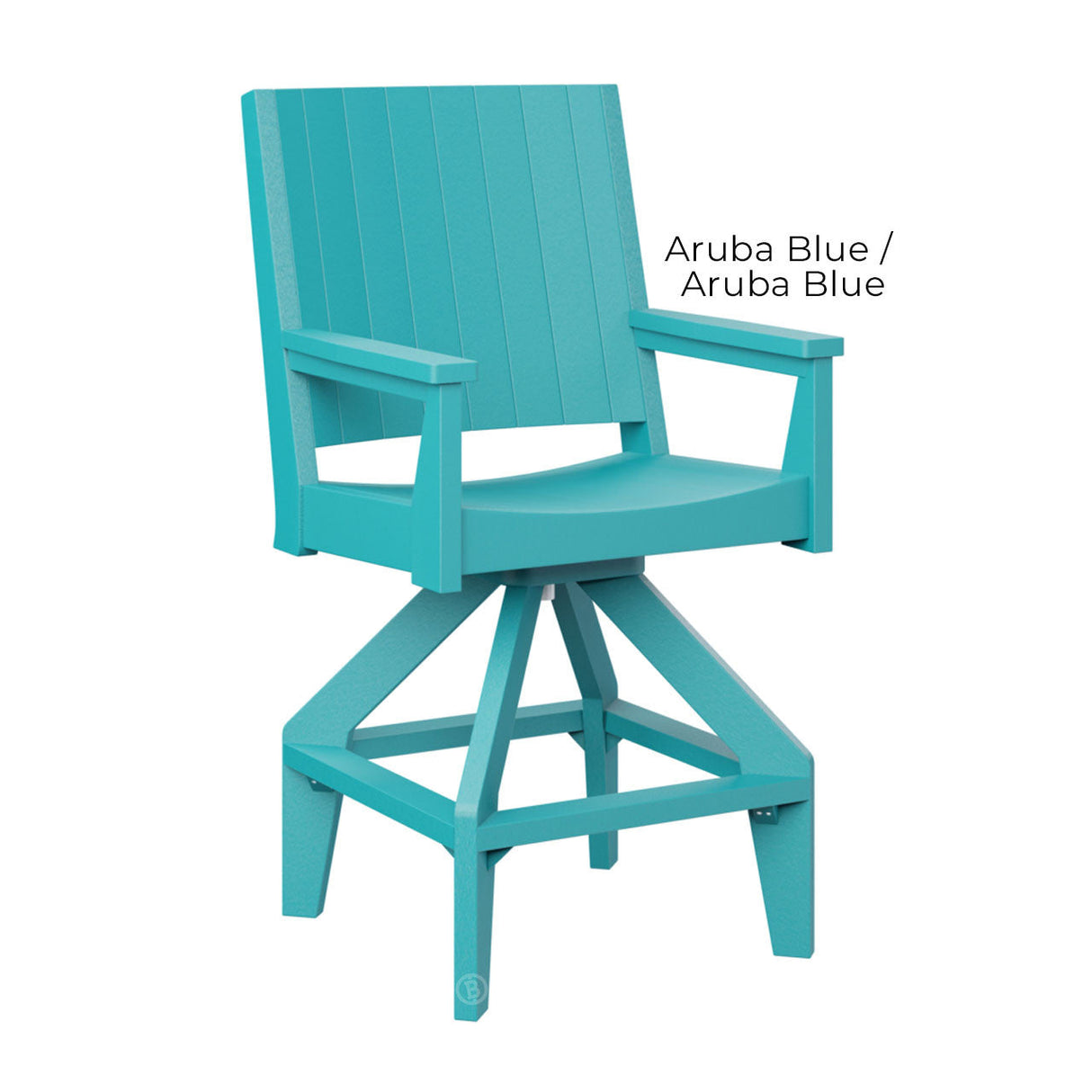 Berlin Gardens Mayhew Chat Swivel Bar Chair