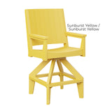 Berlin Gardens Mayhew Chat Swivel Bar Chair