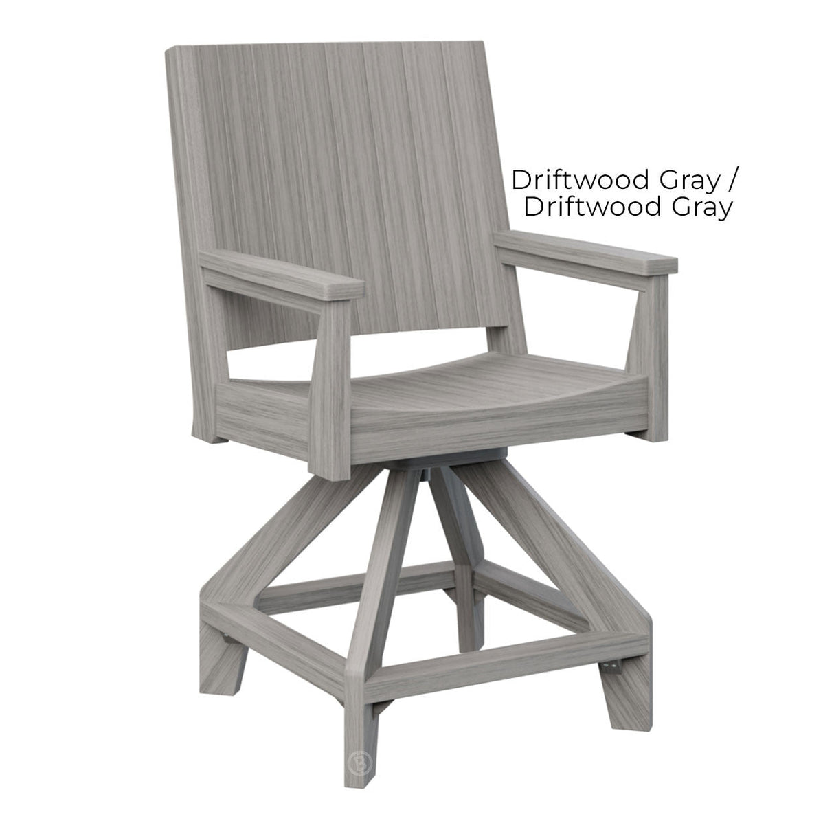 Berlin Gardens Mayhew Chat Swivel Counter Chair