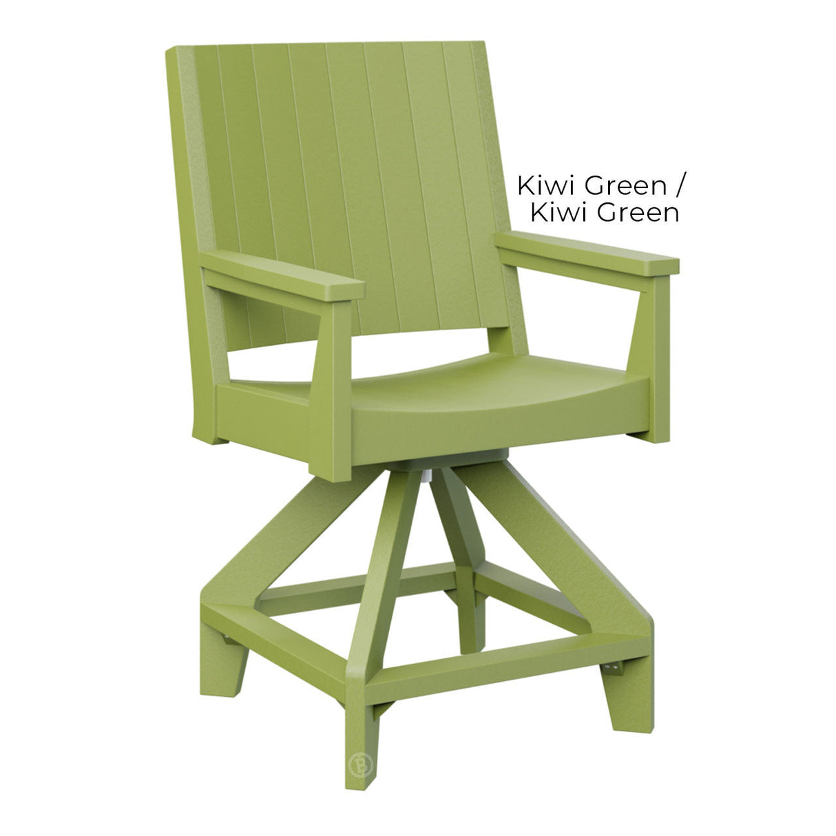 Berlin Gardens Mayhew Chat Swivel Counter Chair