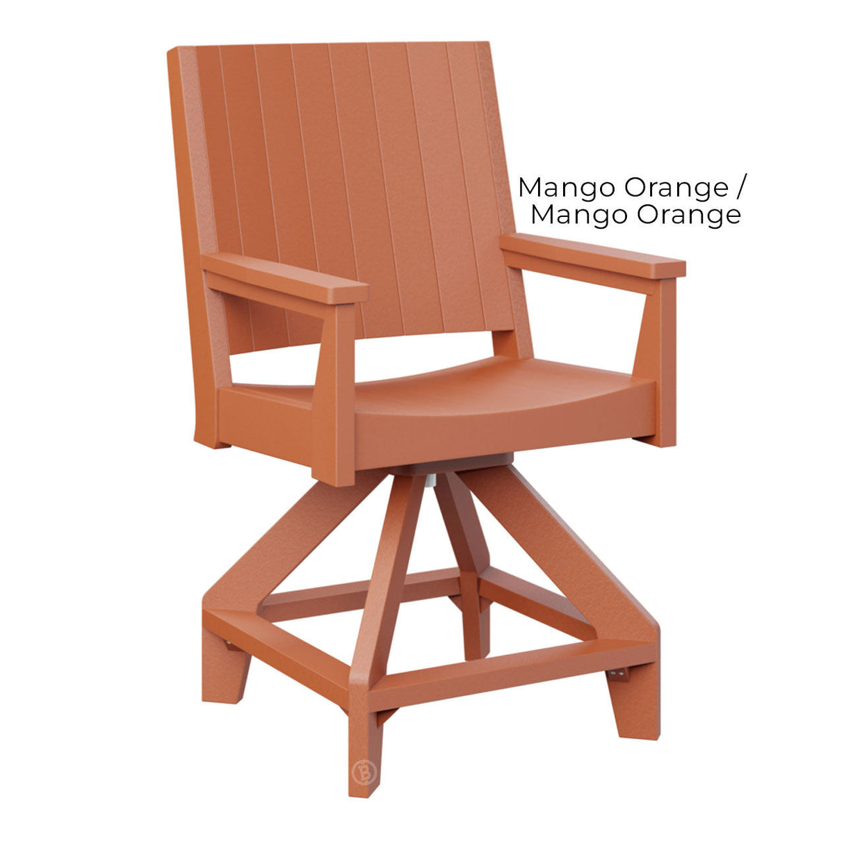 Berlin Gardens Mayhew Chat Swivel Counter Chair