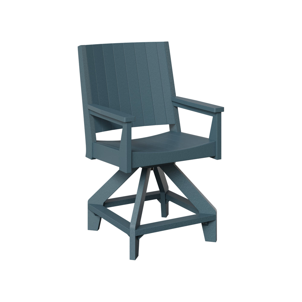 Berlin Gardens Mayhew Chat Swivel Counter Chair
