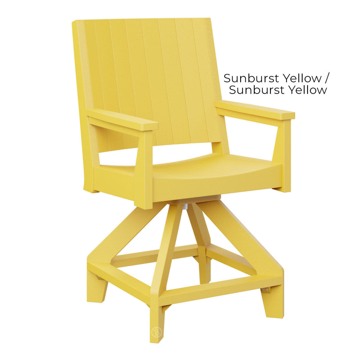 Berlin Gardens Mayhew Chat Swivel Counter Chair