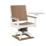 Berlin Gardens Mayhew Chat Swivel Rocker Dining Chair