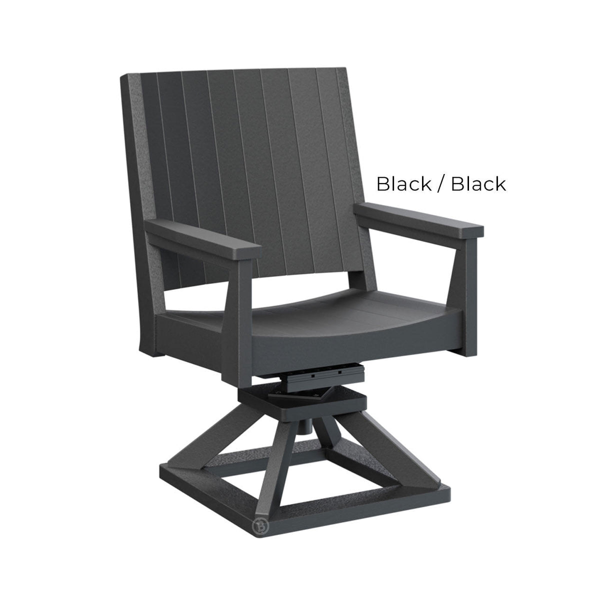 Berlin Gardens Mayhew Chat Swivel Rocker Dining Chair