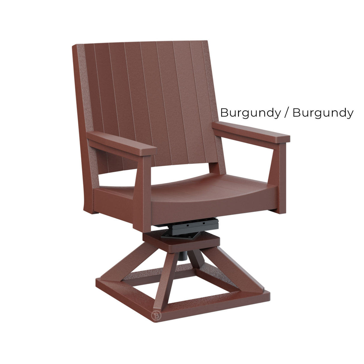 Berlin Gardens Mayhew Chat Swivel Rocker Dining Chair