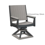 Berlin Gardens Mayhew Chat Swivel Rocker Dining Chair