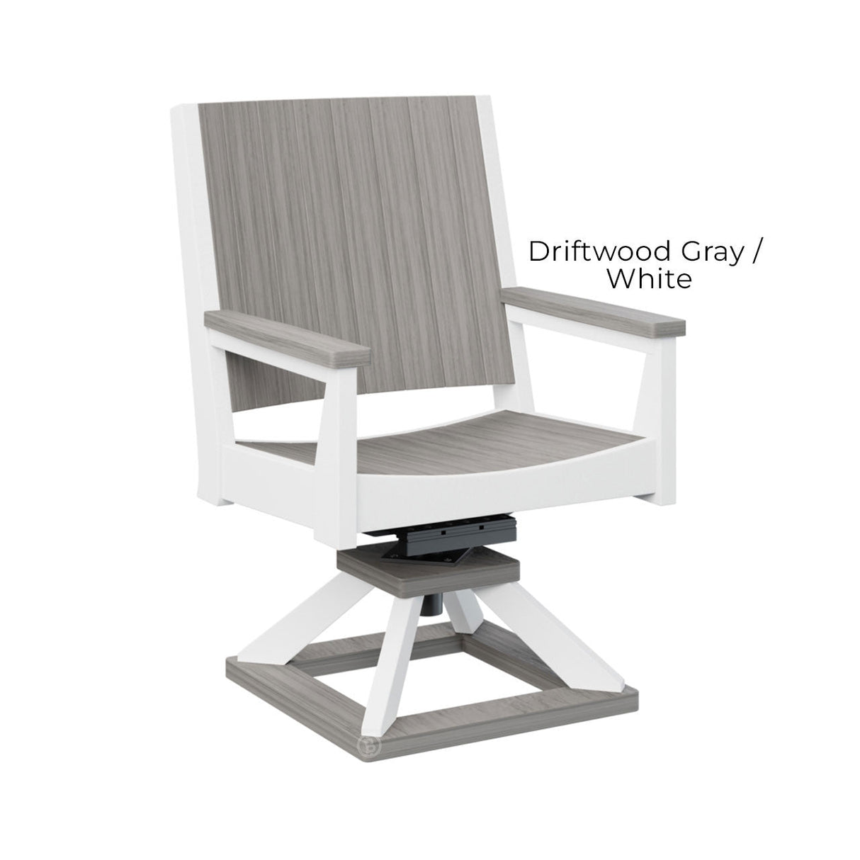 Berlin Gardens Mayhew Chat Swivel Rocker Dining Chair