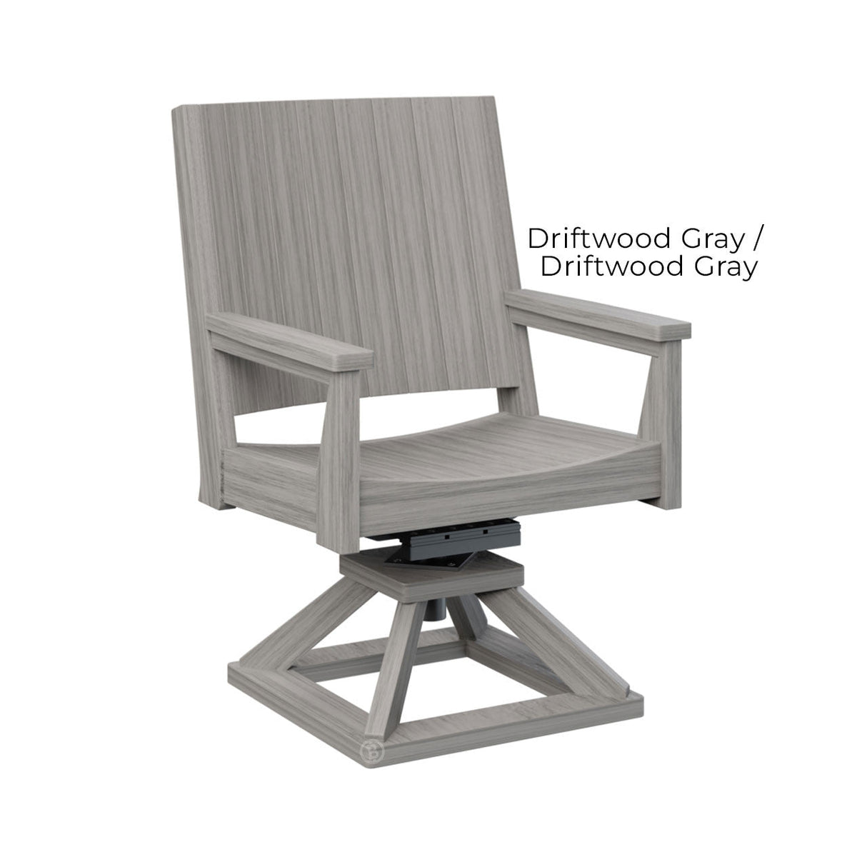 Berlin Gardens Mayhew Chat Swivel Rocker Dining Chair