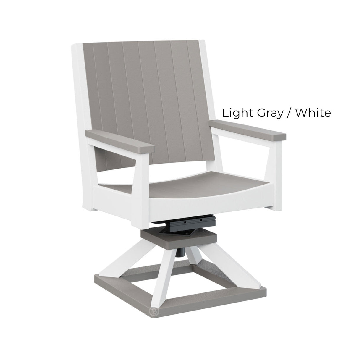 Berlin Gardens Mayhew Chat Swivel Rocker Dining Chair