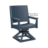 Berlin Gardens Mayhew Chat Swivel Rocker Dining Chair