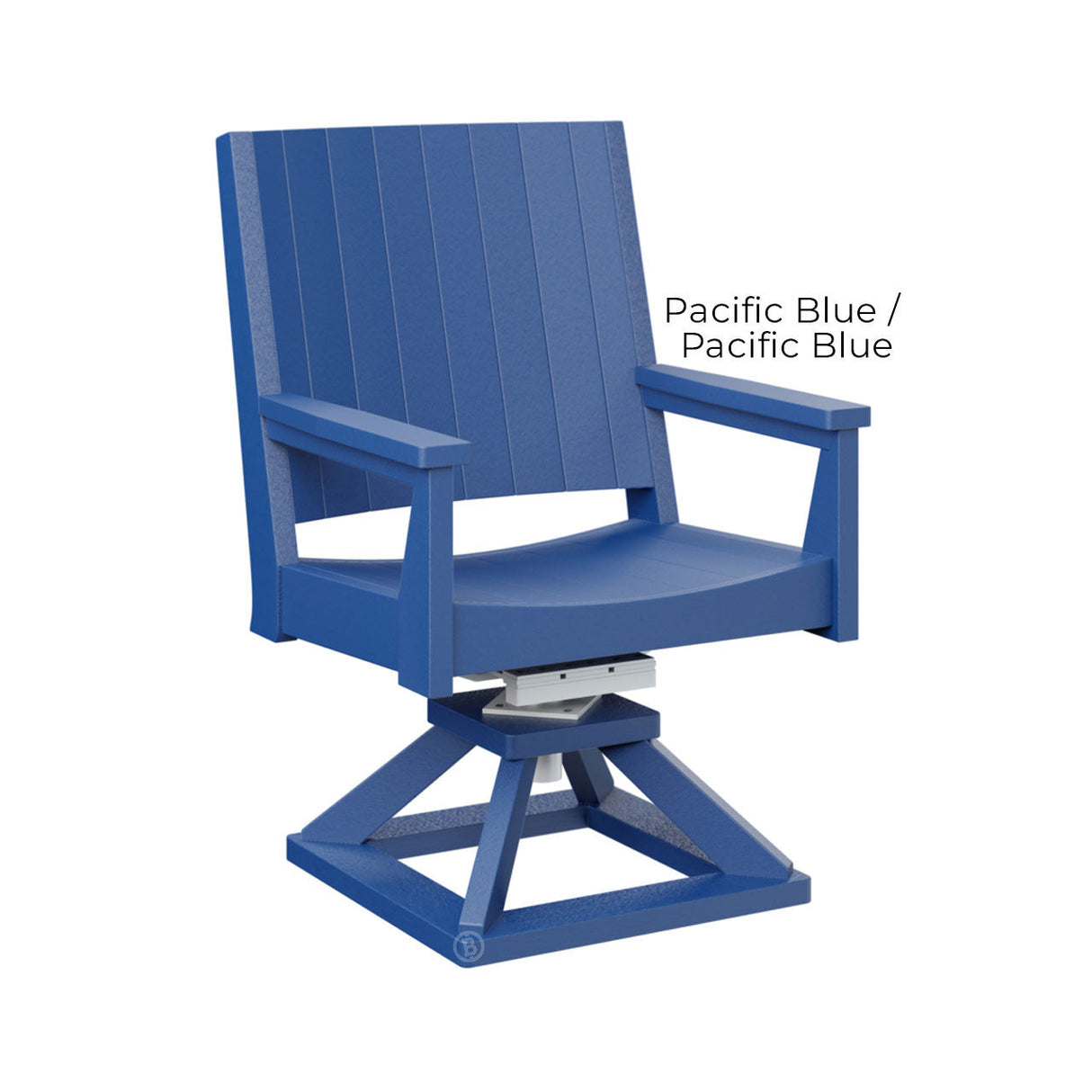 Berlin Gardens Mayhew Chat Swivel Rocker Dining Chair