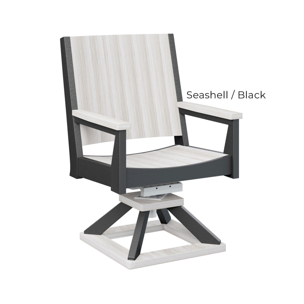 Berlin Gardens Mayhew Chat Swivel Rocker Dining Chair