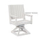 Berlin Gardens Mayhew Chat Swivel Rocker Dining Chair