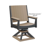 Berlin Gardens Mayhew Chat Swivel Rocker Dining Chair