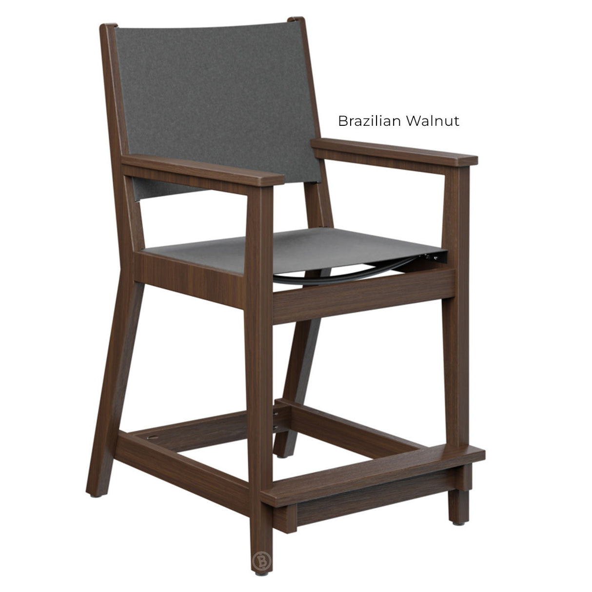 Berlin Gardens Mayhew Sling Counter Arm Chair