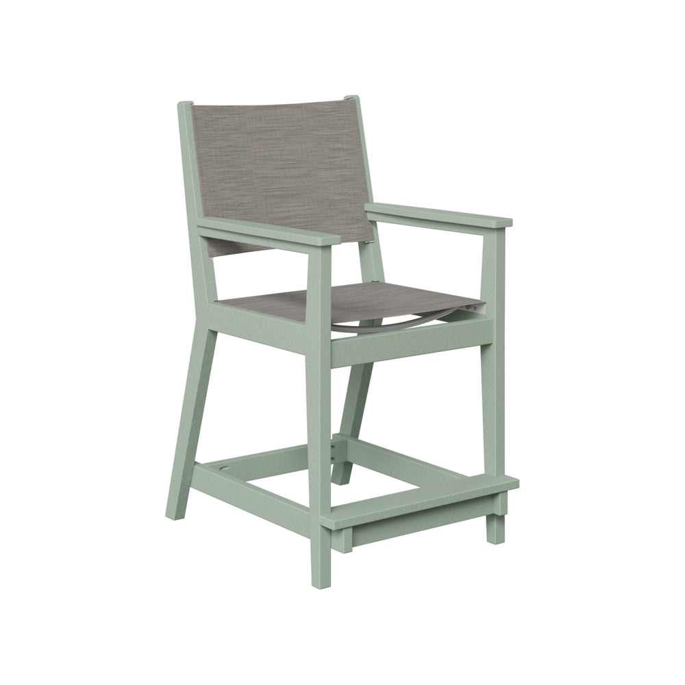 Berlin Gardens Mayhew Sling Counter Arm Chair