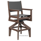 Berlin Gardens Mayhew Sling Swivel Bar Chair