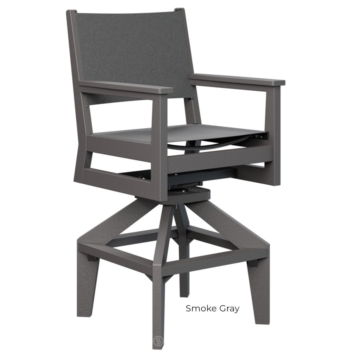 Berlin Gardens Mayhew Sling Swivel Bar Chair